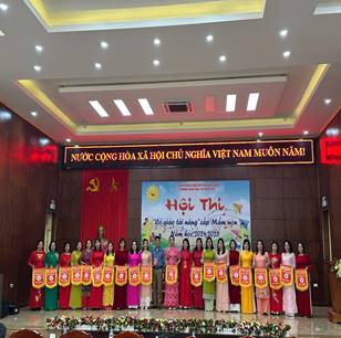 THAM GIA HỘI THI “CÔ GIÁO TÀI NĂNG” CẤP HUYỆN  NĂM HỌC 2024-2025
