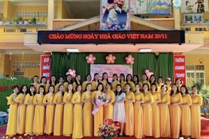 TRƯỜNG MẦM NON THỊ TRẤN TỔ CHỨC CÁC HOẠT ĐỘNG KỶ NIỆM 41 NĂM NGÀY NHÀ GIÁO VIỆT NAM 20/11/2023