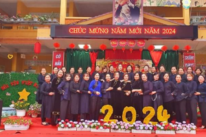 HOẠT ĐỘNG “BÉ VUI XUÂN GIÁP THÌN NĂM 2024” CỦA TRƯỜNG MẦM NON THỊ TRẤN VĂN QUAN