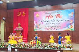 Hội thi Tài năng nhí cấp huyện năm học 2023 - 2024 _ Trường Mầm non Thị trấn Văn Quan